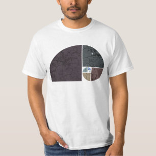 Fibonacci Spiral Elephant - Gouden Ratio 2 T-shirt