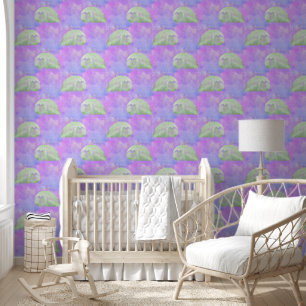 Fibonacci Spiral Elephant - Gouden Ratio 3 Behang