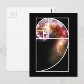 Fibonacci Spiral Galaxy Briefkaart (Voorkant / Achterkant)