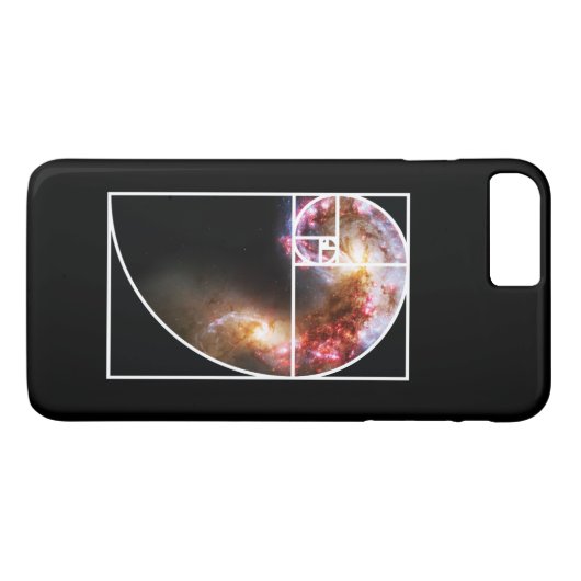 Fibonacci Spiral Galaxy Case-Mate iPhone Case (Achterkant (Horizontaal))