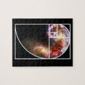 Fibonacci Spiral Galaxy Legpuzzel (Horizontaal)