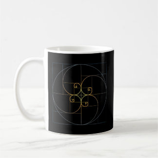 Fibonacci Spiral Golden Ratio Geometry Architectur Koffiemok