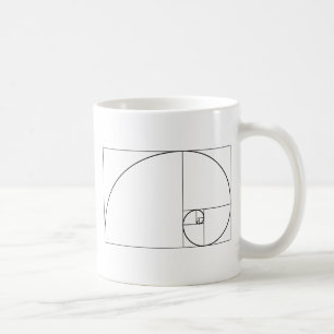 Fibonacci Spiral Golden Ratio Koffiemok