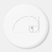 Fibonacci Spiral Magneet (Voorkant)