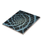 Fibonacci Spiral Moderne Kunst Keramische Tegel Tegeltje (Zijkant)