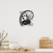 Fibonacci Spiral Poster (Keuken)