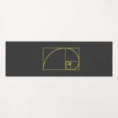 Fibonacci Spiral Sacred Geometry Yogamat (Voorkant (horizontaal))