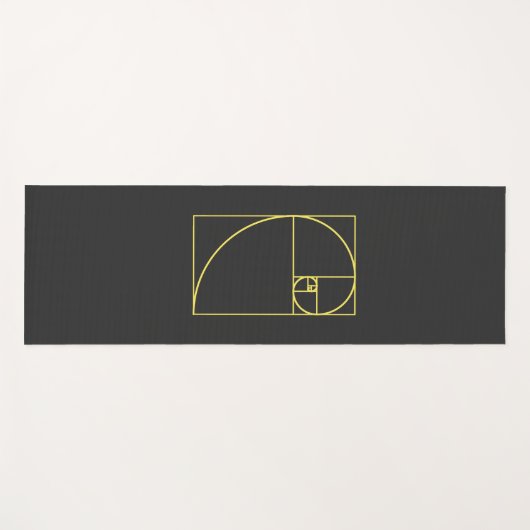 Fibonacci Spiral Sacred Geometry Yogamat (Voorkant (horizontaal))