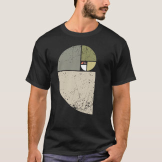 Fibonacci Spiral Wiskunde Golden Ratio Cool Sc T-shirt
