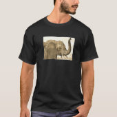 Fibonacci Spiral Wiskunde Golden Ratio Elephant T-shirt (Voorkant)