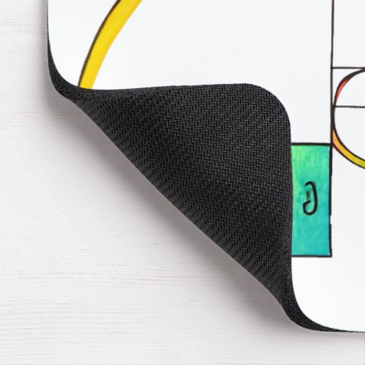 Fibonacci Spiral Wiskunde Mousepad Muismat (Hoek)