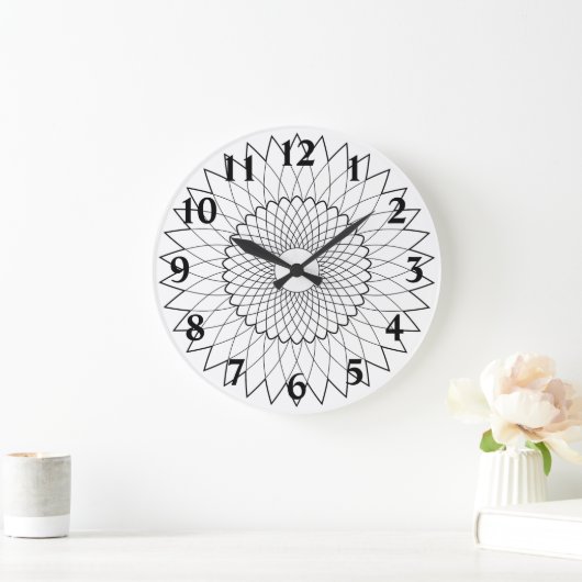 Fibonacci Sunflower Grote Klok (Huis)