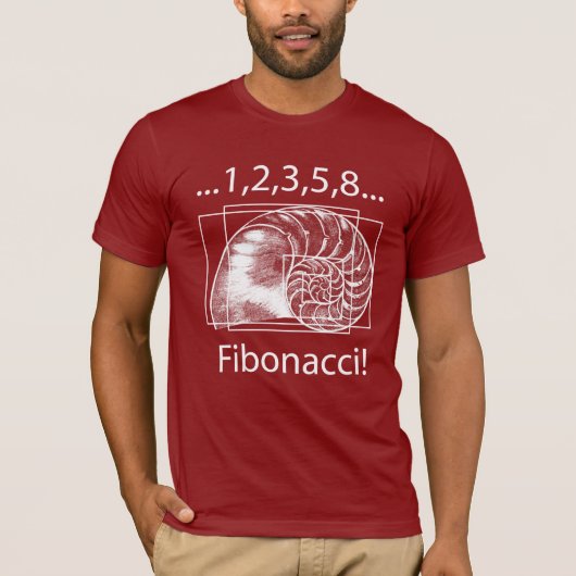 Fibonacci. T-shirt (Voorkant)