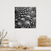 Fibonacci Vegetable Fractal, Romanesco Broccoli Poster (Keuken)