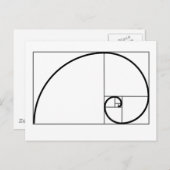 Fibonacci-verhouding Briefkaart (Voorkant / Achterkant)