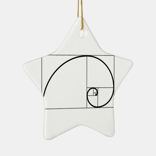 Fibonacci-verhouding Keramisch Ornament (Rechts)