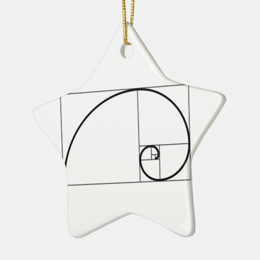 Fibonacci-verhouding Keramisch Ornament (Links)