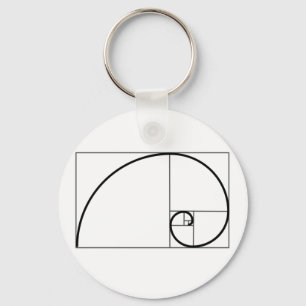 Fibonacci-verhouding Sleutelhanger