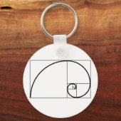 Fibonacci-verhouding Sleutelhanger (Voorkant)