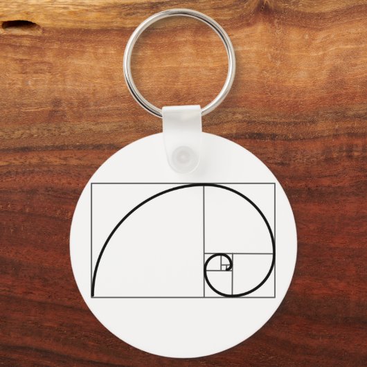 Fibonacci-verhouding Sleutelhanger (Voorkant)