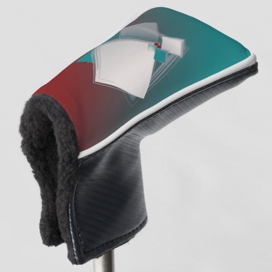 Fibonacci-vierkantjes afspelen golfheadcover (3/4 voorkant)