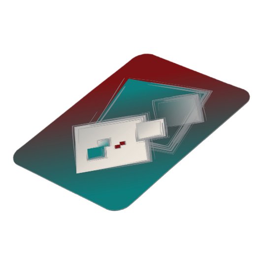 Fibonacci-vierkantjes afspelen magneet (Linkerzijde)