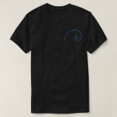 Fibonacci voor- en achterzijde Het is net zo gemak T-shirt (Design voorkant)