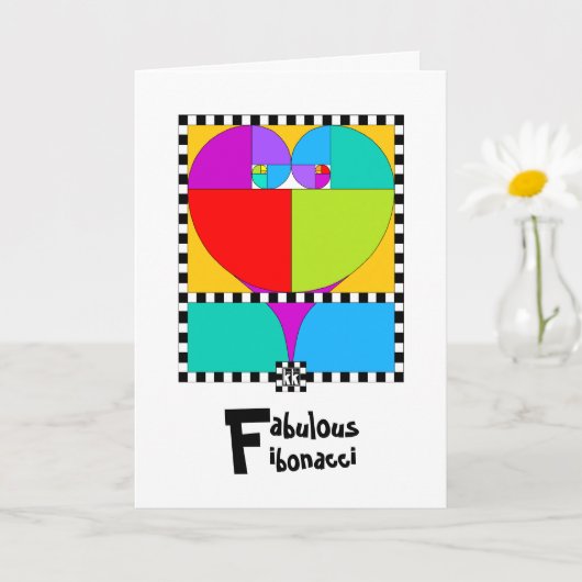 Fibonacci-Wenskaart Kaart (Kleine Plant)