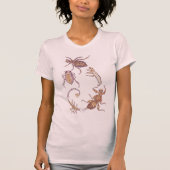 Fibonacci zoetwaterbugs t-shirt (Voorkant)
