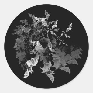 Fibonacci's Bats Ronde Sticker