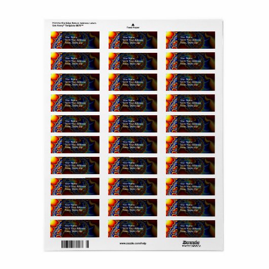 Fibonaccispikant Etiket (Full Sheet)