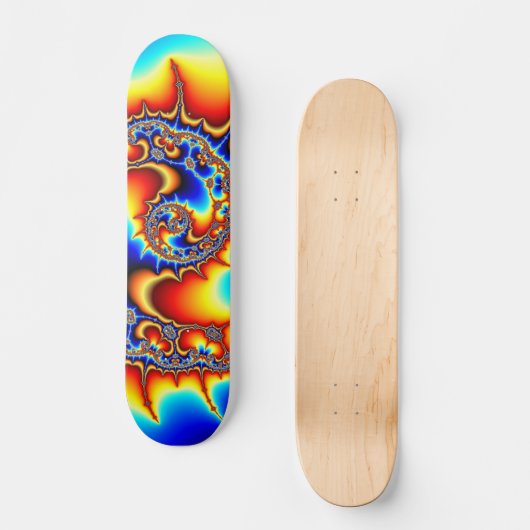 Fibonaccispikant Persoonlijk Skateboard (Voorkant)