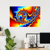 Fibonaccispikant Poster (Thuiskantoor)