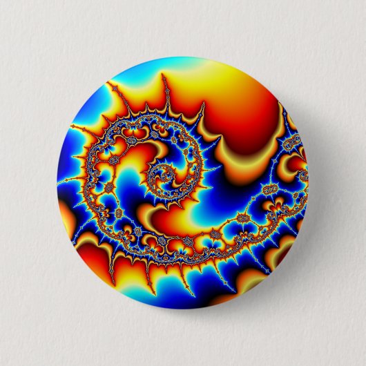 Fibonaccispikant Ronde Button 5,7 Cm (Voorkant)