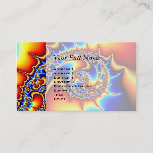 Fibonaccispikant Visitekaartje (Voorkant)