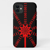 Fibre Optic Data Burst Case-Mate iPhone Case (Achterkant)