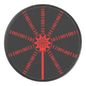 Fibre Optic Data Burst Hockey Puck (Voorkant)