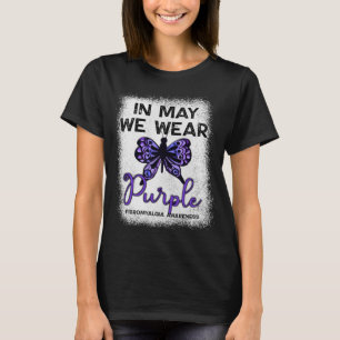 Fibro Awareness Spoonie in May We Draag Paarse But T-shirt