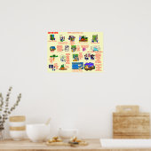 "FIBRO-Camp FOGGY BOTTOM Photo Array Poster" Poster (Keuken)