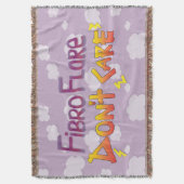 Fibro Flare geeft niet om Deken (Voorkant Verticaal)