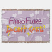 Fibro Flare geeft niet om Deken (Voorkant)