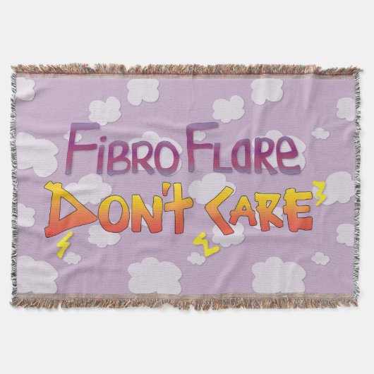 Fibro Flare geeft niet om Deken (Voorkant)