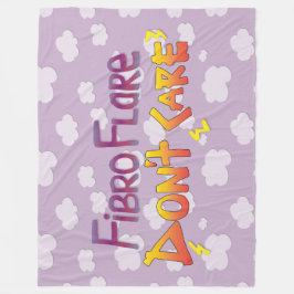 Fibro Flare geeft niet om Fleece Deken