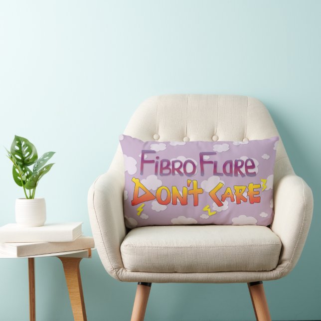 Fibro Flare geeft niet om Kussen (Stoel)