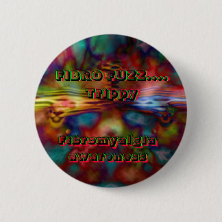 FIBRO FUZZ....  Trippy Ronde Button 5,7 Cm