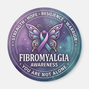 Fibro Krijger   Hoop Veerkracht   Vlinderlint Magneet