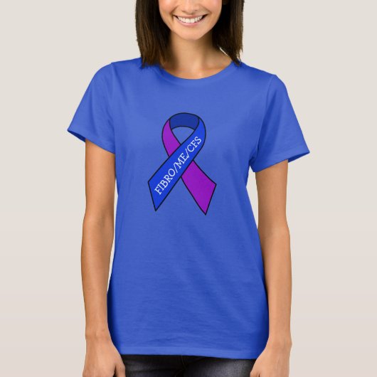 Fibro ME/CFS Chronic Fatigue Syndrome T-Shirt (Voorkant)