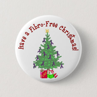 Fibro Tree-kerstpin Ronde Button 5,7 Cm