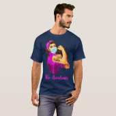 Fibro Warrior onbreekbare vechter fibromyalgie T-shirt (Voorkant volledig)