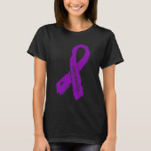 Fibro Warrior torn lbon T-shirt (Voorkant)